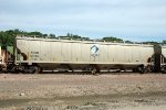 ADMX 63126, 4-Bay Center-Flow Covered Hopper Car on the BNSF at Gibson Yard